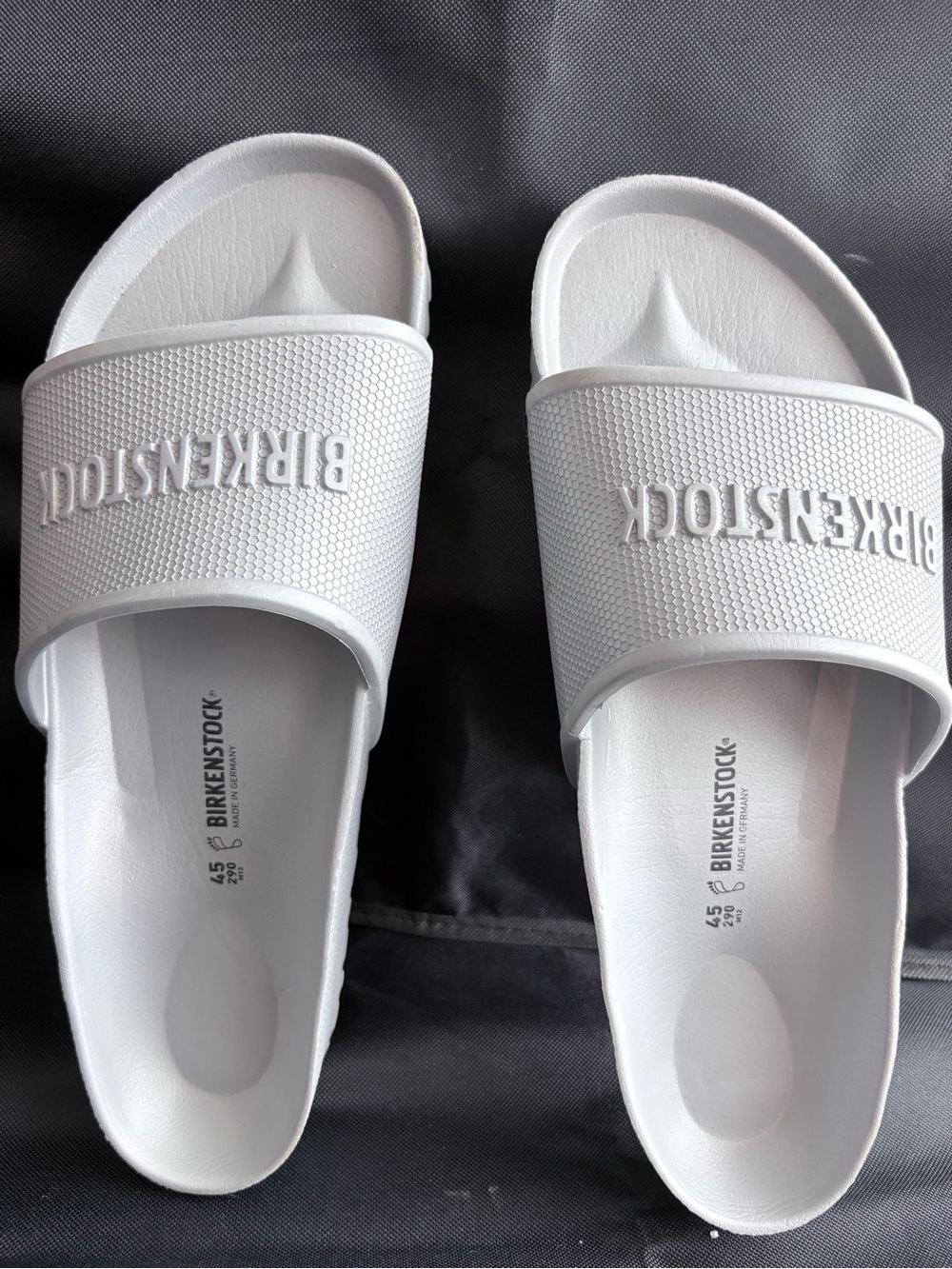 Birkenstock White EVA Slide Sandals for Women